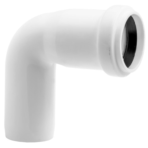 KOLANO KOLANKO KANALIZACYJNE 40 MM 90° STOPNI PP PCV BIAŁE KANALIZACJA