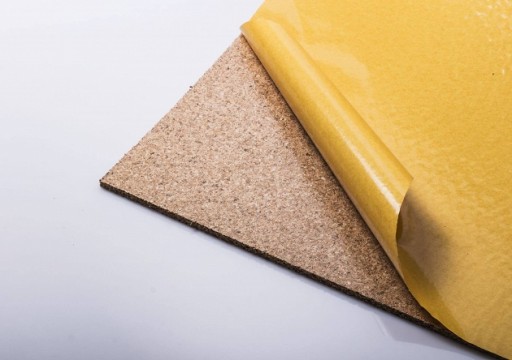 Tablica, płyta korkowa samoprzylepna drobnoziarnista 915x610mm, grubość 9mm