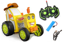 Podskakujący traktor sterowany pilotem