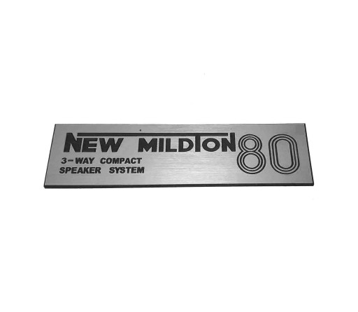 Emblemat Tonsil New Mildton 80 srebrna 92x25mm