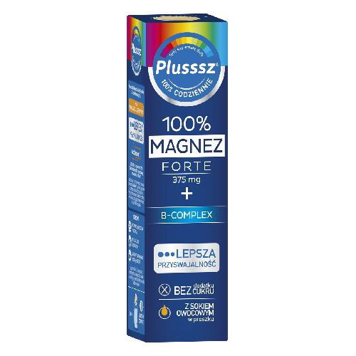 Plusssz 100% Magnez Forte + B-Complex, 20 tabletek