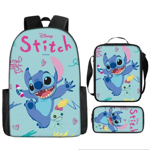 STICH PLECAK SZKOLNY ZESTAW PIÓRNIK TORBA 3W1 nowy A4