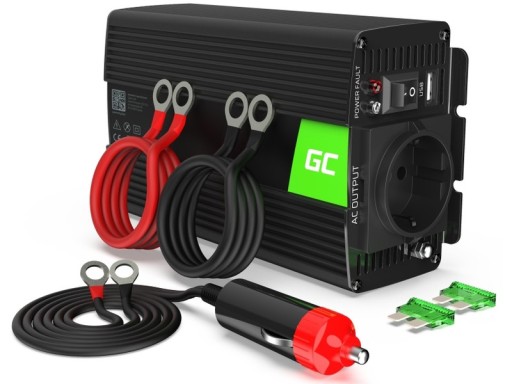 Przetwornica GREEN CELL 24V na 230V 500W/1000W
