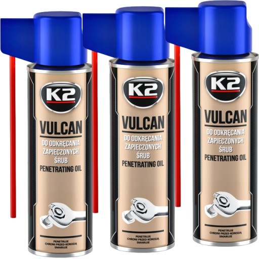 K2 VULCAN ODRDZEWIACZ DO ZAPIECZONYCH ŚRUB 250ml