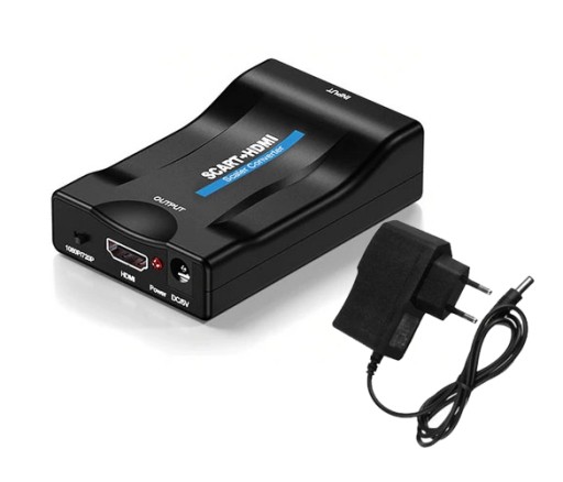 Adapter konwerter przejściówka EURO SCART do HDMI