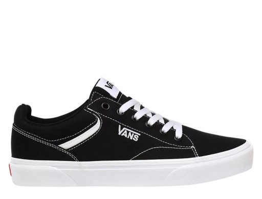 Trampki męskie buty sportowe czarne black VANS SELDAN VN0A4TZE187 45