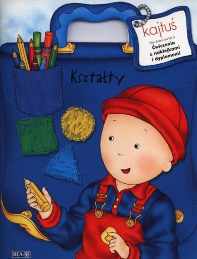 Kajtuś Kształty ćwiczenia z naklejkami od 3 lat Praca zbiorowa