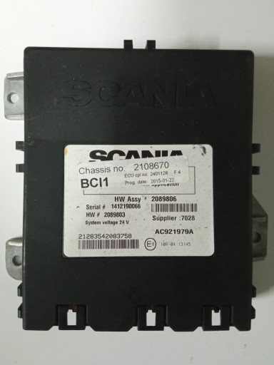 Sterownik BWE BCI1 Scania R XPI E6