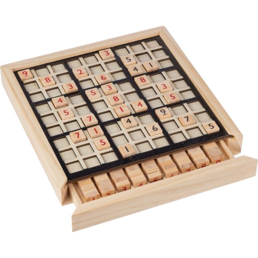 GRA SUDOKU DREWNIANA 99 kostek