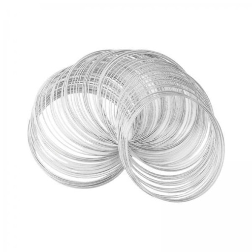 Metal Wire Jewelry Making with 100 Loops for DIY Bracelets and 4 Pcs
