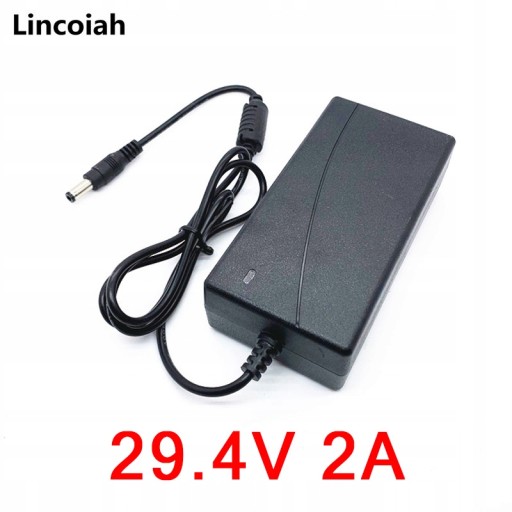 AC100-240V 29.4V 2A Ładowarka baterii litowej