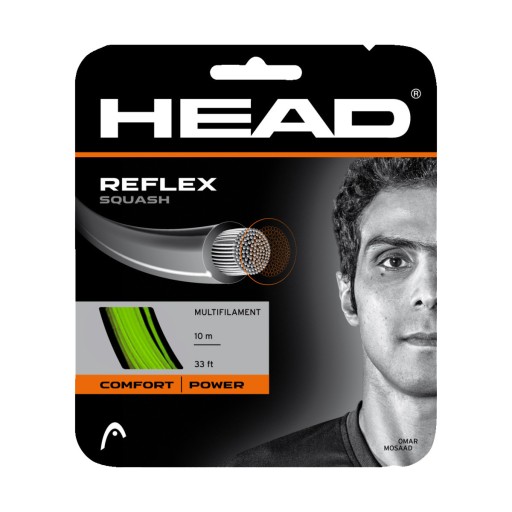 Naciąg do squasha HEAD REFLEX Zielony 1,20 mm 10m