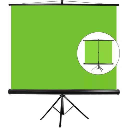 MOZOS GS ZIELONY EKRAN GREEN SCREEN 150X185 CM ZE STATYWEM DO ZDJĘĆ FILMÓW