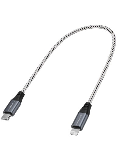 Kabel CableCreation USB C Lightning krótki 30 cm