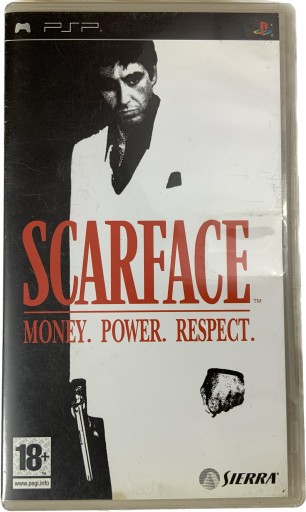 SCARFACE MONEY POWER RESPECT płyta bdb komplet PSP