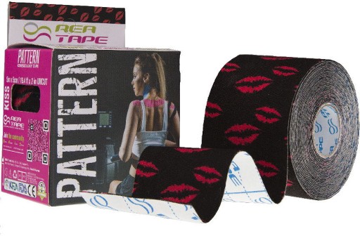 TAŚMA KINEZJOLOGICZNA PATTERN 5CMX5M REA TAPE USTA