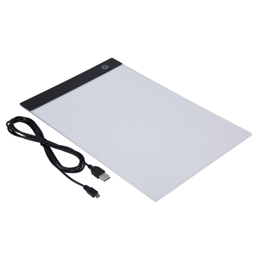 a4 usb led light stencil board light box tracing drawing board (stepless ad