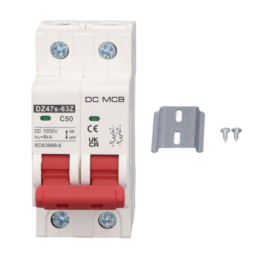 SG DC miniaturowy wyłącznik nadprądowy 2P 50A DC1000V 6000A zdolność