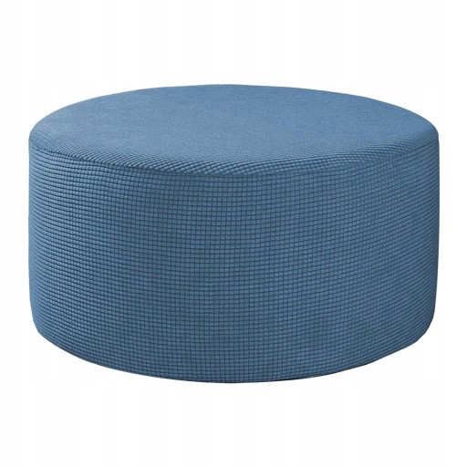 Ottoman Slipcovers Okrągły osmański pokrowiec