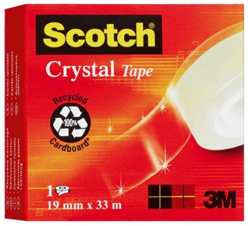 Taśma klejąca 3M Scotch Crystal 19 mm x 33 m