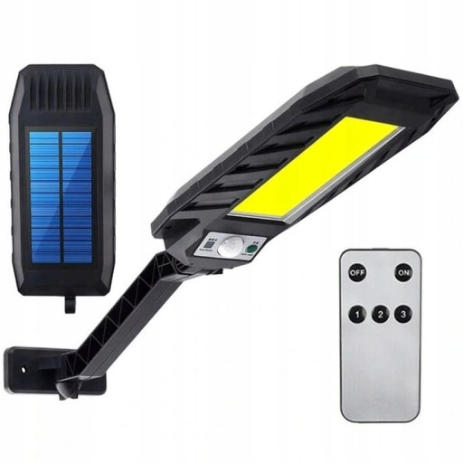 HALOGEN LAMPA LED SOLARNA PANEL Z CZUJNIKIEM RUCHU
