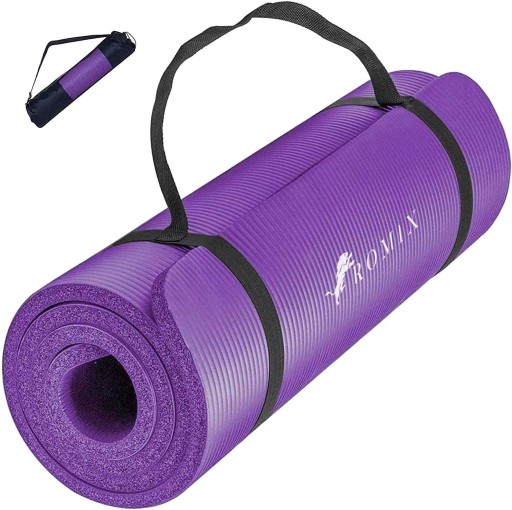 MATA DO ĆWICZEŃ JOGA FITNESS GRUBA ROMIX