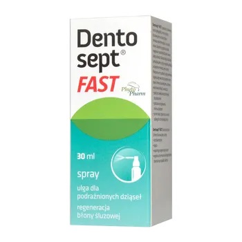 Dentosept Fast, spray, ulga dla dziąseł, 30 ml