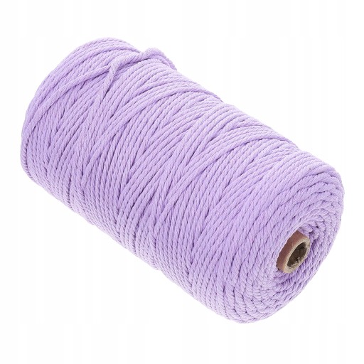 Materiały makramy 3mm kolorowa lina bawełniana