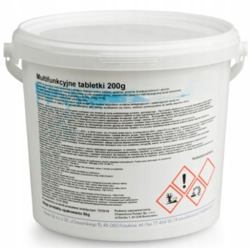 Multifunkcyjne tabletki 200g - 5kg