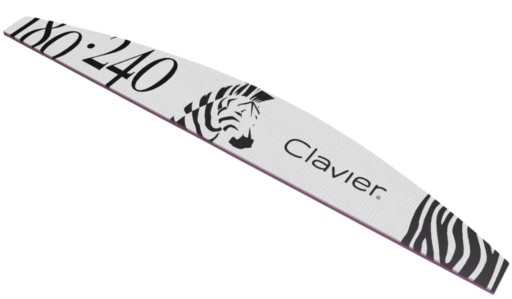 CLAVIER PILNIK DO PAZNOKCI ŁÓDKA ZEBERKA 180/240 mocny ostry pilnik x1szt