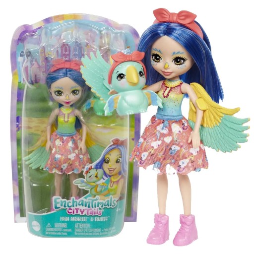 ENCHANTIMALS Lalka Prita Parakeet i papużka Flutter ZESTAW HHB89