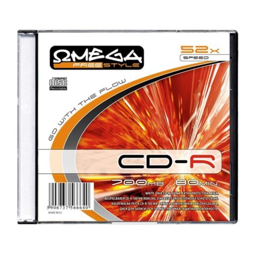 Płyta CD-R Omega Freestyle 700MB x52, Slim