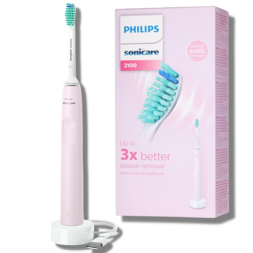 Szczoteczka Soniczna PHILIPS do Zębów HX3651/11 Różowa
