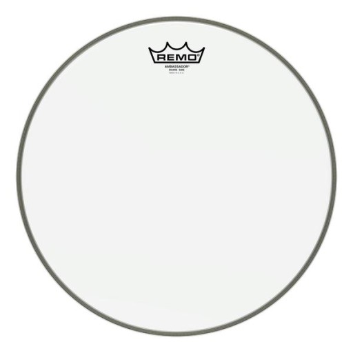Remo Ambassador Clear Hazy Snare Side 14