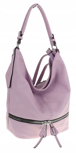 The Grace bags Torebka damska skóra ekologiczna LH2427 Purple