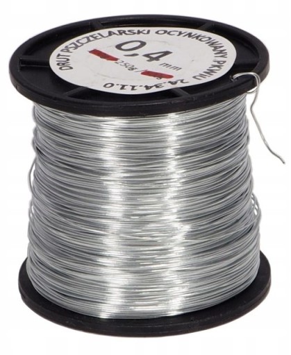 Drut pszczelarski do ramek 0,5mm 0,250g Ocynk