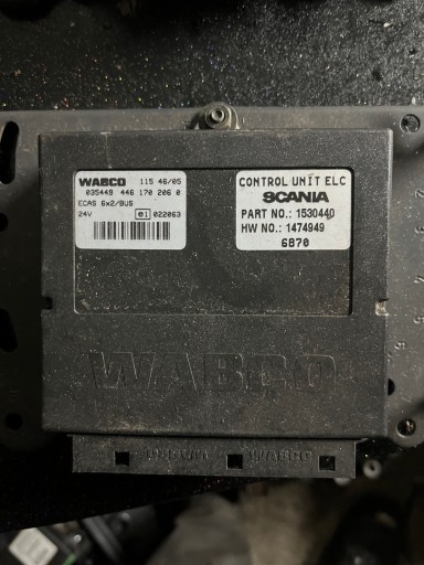 MODUŁ STEROWNIK ECAS WABCO SCANIA R 1530440