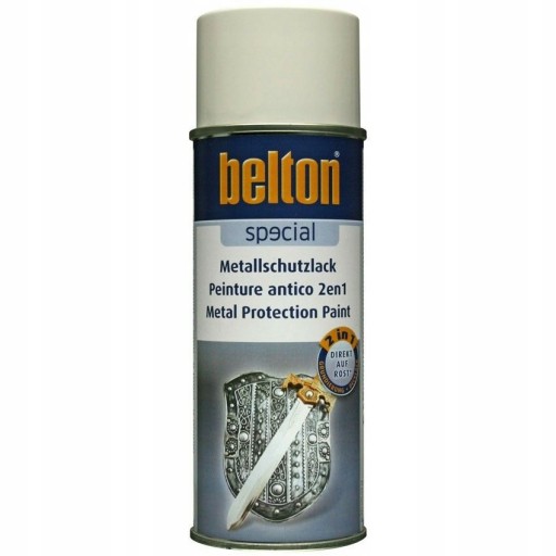 BELTON METAL BIAŁY z podkładem na rdzę 2w1
