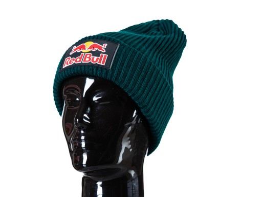 Ciepła czapka Red Bull - zielona