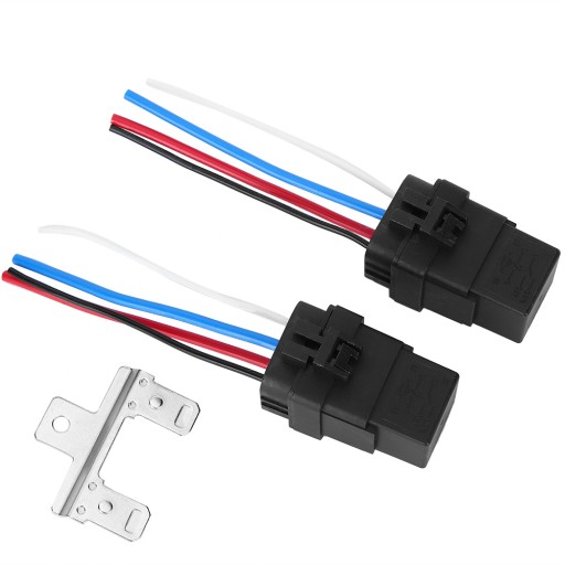 1 zestaw 12V DC 40A 4Pinowy przewód przekaźnika