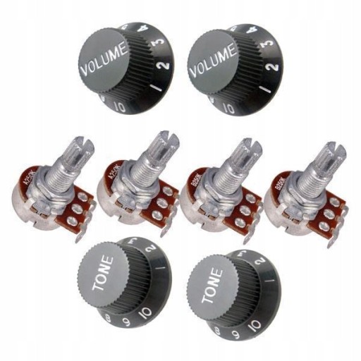 2x gitara B250K A250K potencjometr gitara