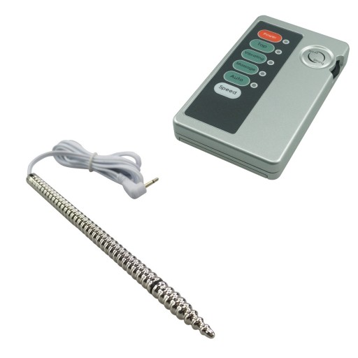 DUŻY RAŻĄCY PRĄDEM STALOWY DILATOR, ELECTRO SEX
