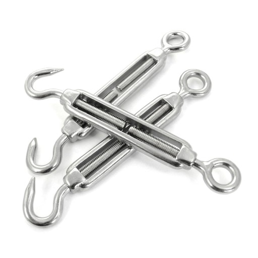 ŚRUBA Rzymska Napinająca INOX NIERDZEWNA M8 Oko-Hak A4 - 1 szt.