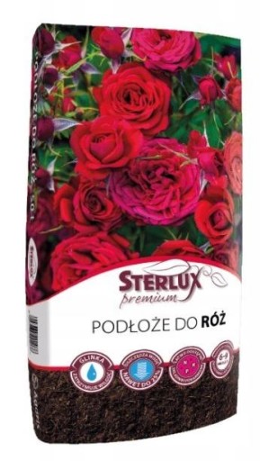 PODŁOŻE ZIEMIA DO RÓŻ STERLUX PREMIUM 50L