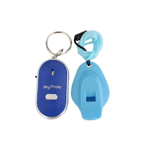 LED Whistle Key Finder Flashing Beeping Sound Control Alarm Anti-Lost Key