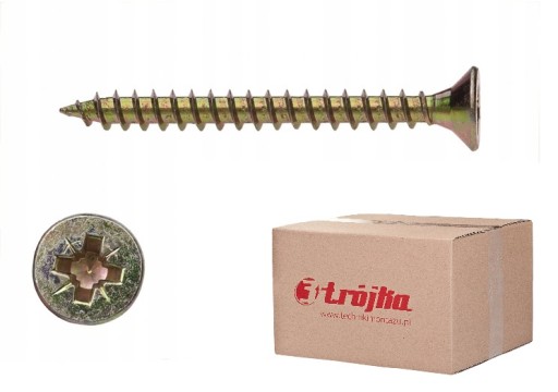 WKRĘTY HARTOWANE DO DREWNA 4,5x35 mm OCYNK 1kg