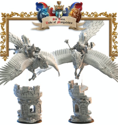 Sir Bors, Duke of Morgaledes -Lost Kingdom-druk 3D