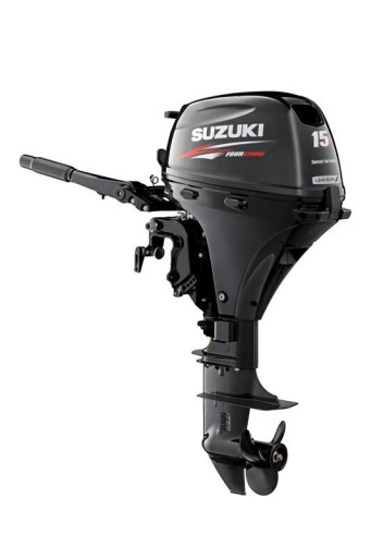 Silnik zaburtowy Suzuki DF 15 AES czarny | MARINERO