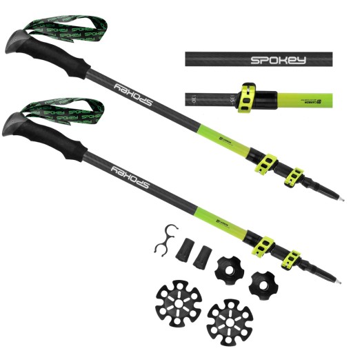 Kije Trekkingowe Do Chodzenia 105-135 cm CARBON