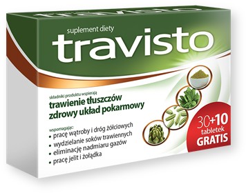 Travisto tabl. 40 tabletek (30+10 gratis)